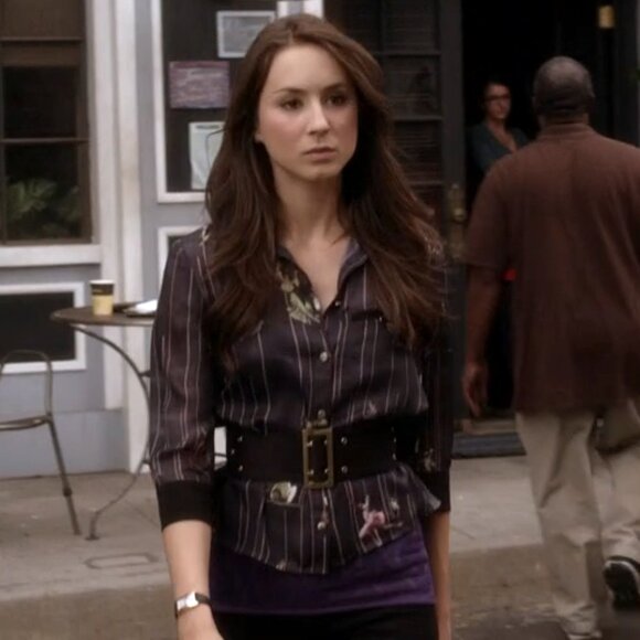 Ted Baker Alarna Sheer Circus Print Blouse Shirt ASO Spencer Hastings - Picture 11 of 11